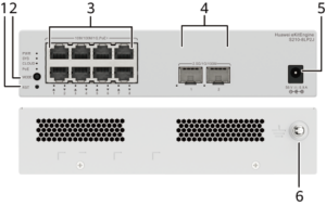 HUAWEI S210-8LP2J (8*10/100/1000BASE-T PORTS (32W POE+), 2*2