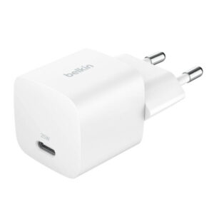 BELKIN 25W USBC PD WALL CHARGER WITH PPS, WHT