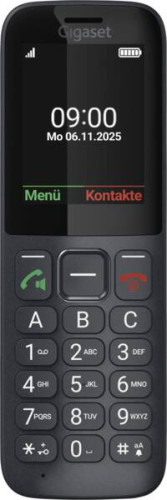 Gigaset Comfort 600 SIM 6,1 cm (2.4") 118 g Negro, Gris