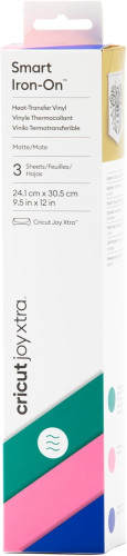 CRICUT SMART IRON-ON JOY XTRA 24,1X30,5CM - 3 SHEETS (HIBISC