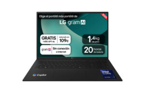 PORTATIL LG GRAM, 17" 17ZD90S, INTEL CORE ULTRA 7, 1,4 GHZ