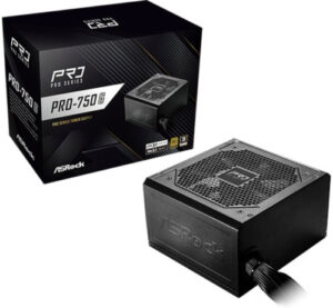 FUENTE ALIMENTACION ASROCK PRO-750G,PSU,750W,80 PLUS GOLD
