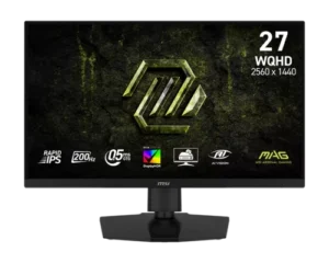 MSI MONITOR MAG 274QPF E20. 27" RAPID IPS PLANO. 2560X1440