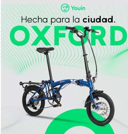 YOUIN E-BIKE URBANA OXFORD 16" - Imagen 4