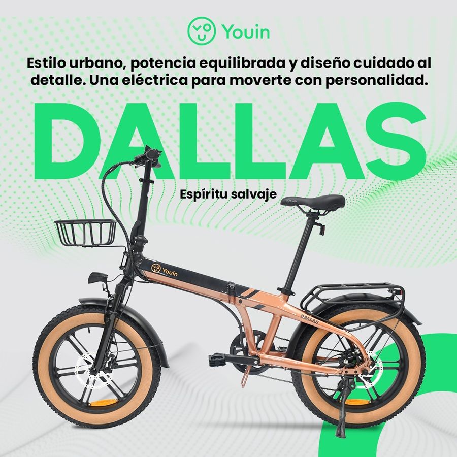 YOUIN E-BIKE 20" FAT YOUIN DA - Imagen 4