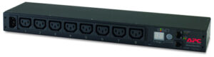 APC RACK PDU, METERED, 1U, 12A/208V, 10A/230V, (8) C13
