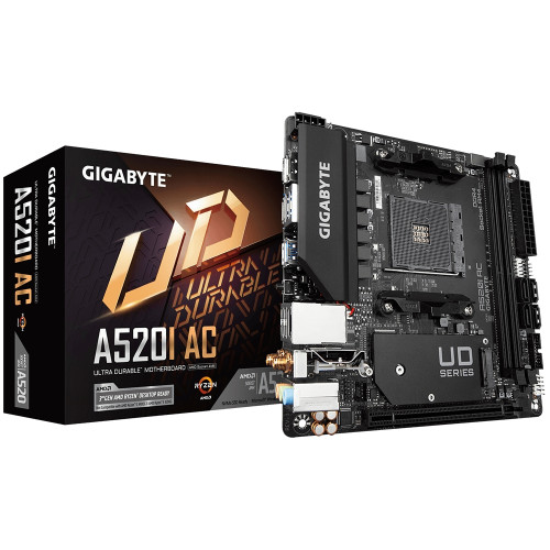 PLACA GIGABYTE A520I AC,AMD,AM4,A520,2DDR4,64GB,DP+2HDMI - Imagen 2