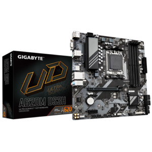 PLACA GIGABYTE A620M DS3H,AMD,AM5,A620,4DDR5,256GB,VGA+DP+HD