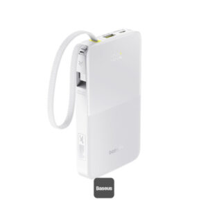 OS-BASEUS ENERFILL FP11 POWER BANK 10000MAH 15W MOON WHITE