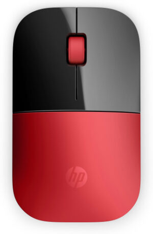 HP Ratón inalámbrico rojo Z3700