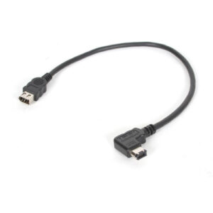 (ULTIMA UNIDAD) DATAVIDEO 6 PIN FIREWIRE CABLE - RIGHT ANGLE