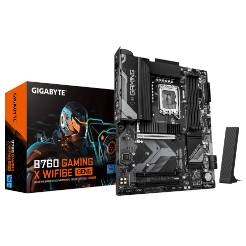 GIGABYTE B760 GAMING X WIFI6E GEN5 Placa Base – Compatible