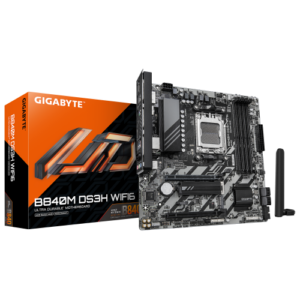 PLACA GIGABYTE B840M DS3H WF6,AMD,AM5,B840,4DDR5,256GB,1HDMI