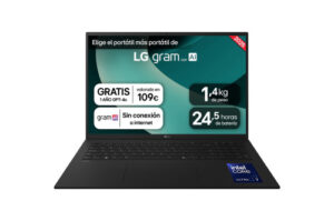 PORTATIL LG GRAM, 17", ULTRA 7, 32GB RAM, 1TB SSD, WINDOWS
