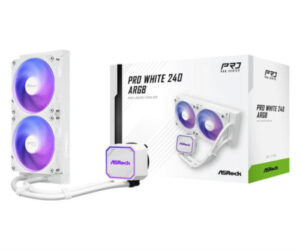 SISTEMA DE REFRIGERACION ASROCK PARA CPU PRO WHITE 240 ARGB