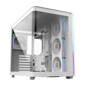 FSP CAJA M580-WP (ATX MID TOWER, USB3.0 X 2, TYPE C, WHITE
