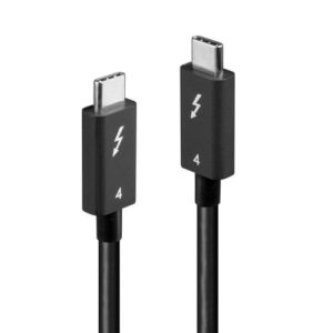 Lindy 31120 cable Thunderbolt 1 m 40 Gbit/s Negro