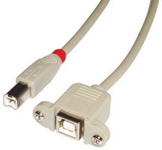 Lindy 31801 cable USB USB 2.0 1 m USB B Gris - Imagen 2