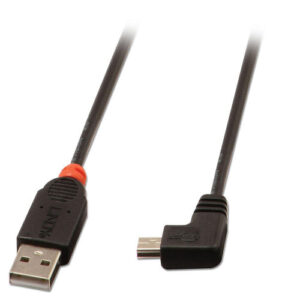 Lindy 31971 cable USB USB 2.0 1 m USB A Mini-USB B Negro