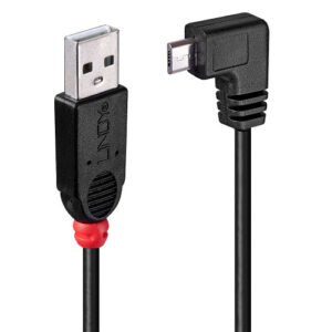 Lindy 31975 cable USB USB 2.0 0,5 m USB A Micro-USB B Negro