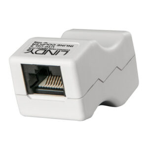 Lindy 34009 cambiador de género para cable RJ45 Gris