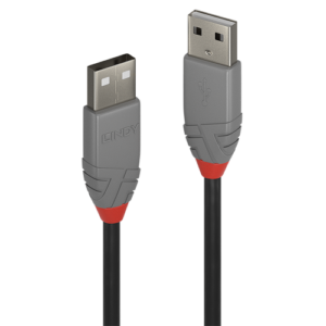 Lindy 36693 cable USB USB 2.0 2 m USB A Negro, Verde, Rojo