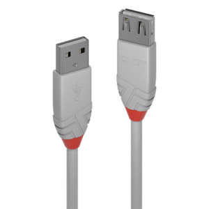 Lindy 36715 cable USB USB 2.0 5 m USB A Gris