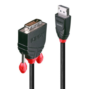 Lindy 41492 adaptador de cable de vídeo 3 m DVI-D DisplayPor