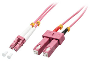 Lindy 46363 Cable de fibra óptica e InfiniBand 5 m LC SC