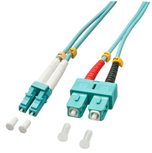 Lindy 3.0m OM3 LC - SC Duplex Cable de fibra óptica e Infini