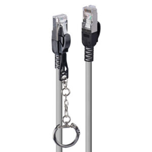 Lindy 47605 cable de red Gris 3 m Cat6a S/FTP (S-STP)