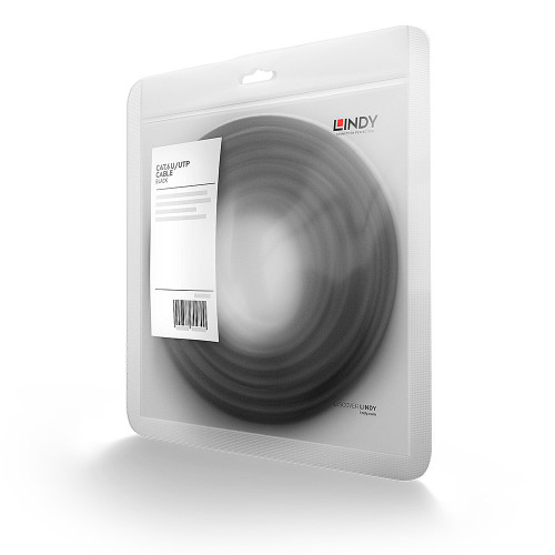 Lindy 48077 cable de red Negro 1 m Cat6 U/UTP (UTP) - Imagen 3