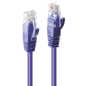 Lindy 48122 cable de red Púrpura 1 m Cat6 U/UTP (UTP)