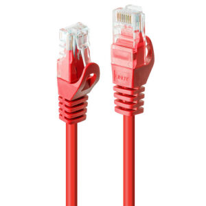 Lindy 48181 cable de red Rojo 0,5 m Cat6 U/UTP (UTP)