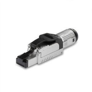 Lindy 62411 conector RJ45 Negro, Plata