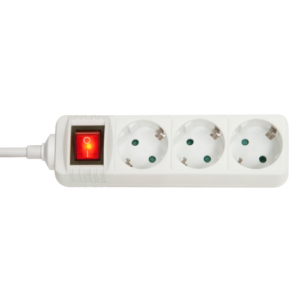 Lindy 73101 base múltiple 3 salidas AC Interior Blanco