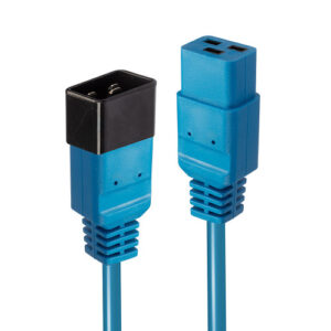 Lindy 30122 cable de transmisión Azul 3 m C19 acoplador