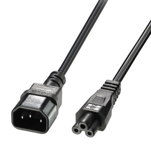 Lindy 30340 cable de transmisión Negro 1 m C14 acoplador
