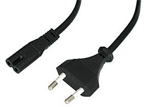 Lindy 30422 cable de transmisión Negro 3 m CEE7/16 C7 acopla