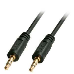 Lindy 35643 cable de audio 3 m 3,5mm Negro