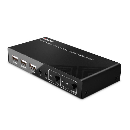 Lindy 32809 interruptor KVM Negro - Imagen 2