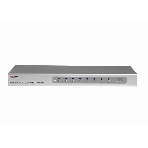 Lindy 39526 interruptor KVM Montaje en rack Plata - Imagen 4