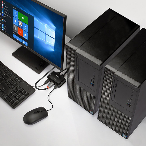 Lindy 42344 interruptor KVM Montaje en rack Negro - Imagen 5