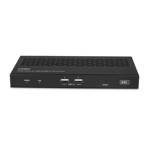 Lindy 38397 extensor audio/video Receptor AV Negro - Imagen 4