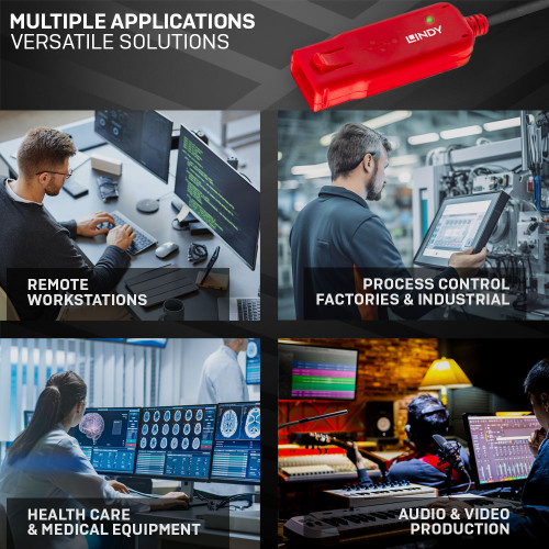 Lindy 42780 adaptador e inversor de corriente Negro - Imagen 5