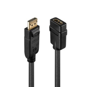 Lindy 41005 adaptador de cable de vídeo 0,15 m DisplayPort