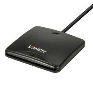 Lindy 43407 lector de tarjeta magnética USB Negro