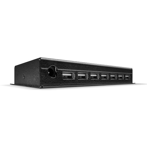 Lindy 42794 hub de interfaz USB 2.0 Type-B 480 Mbit/s Negro - Imagen 2