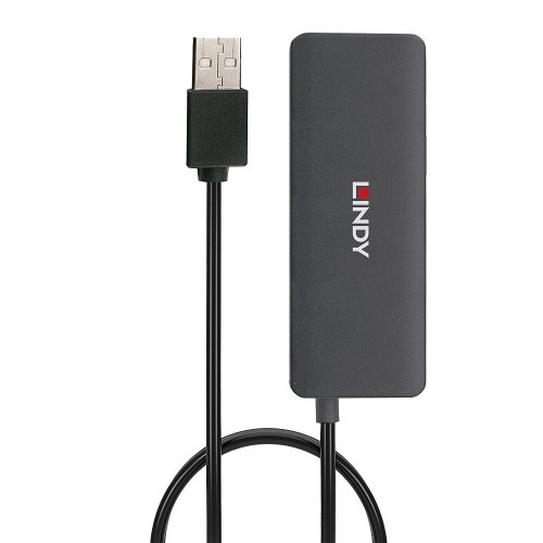 Lindy 42986 hub de interfaz USB 2.0 480 Mbit/s Negro - Imagen 3