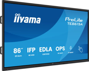 IIYAMA 86" STYLISH IFP, (EDLA)/ANDROID 14,8 CORE SOC, 8/128G